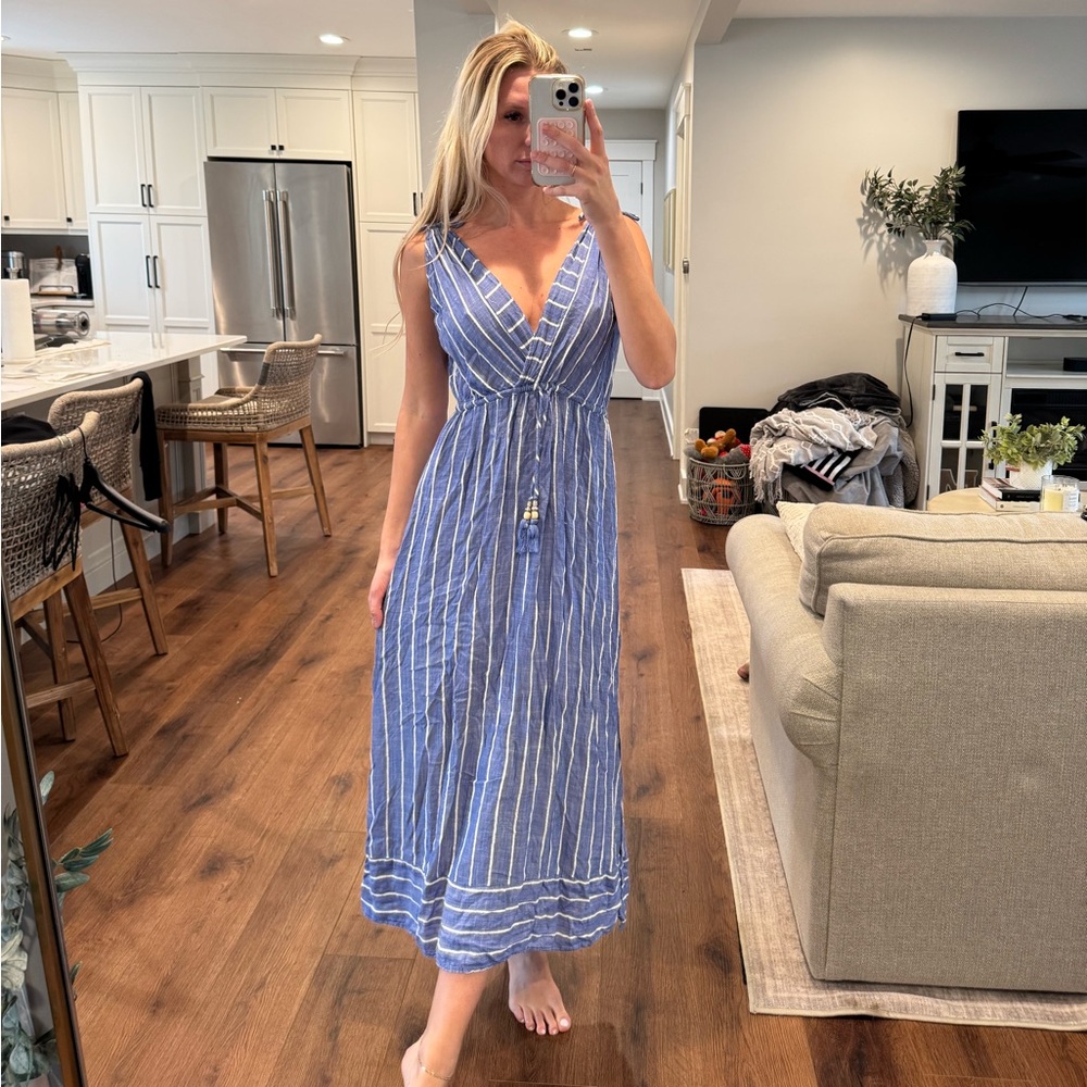 Blue Island Maxi Dress / Coverup M